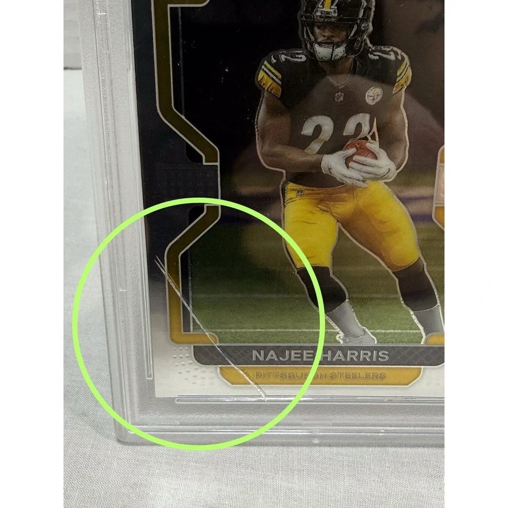 Najee Harris 2021 Panini Prizm Rookie RC #343 Steelers PSA Grade 9 Mint See Note